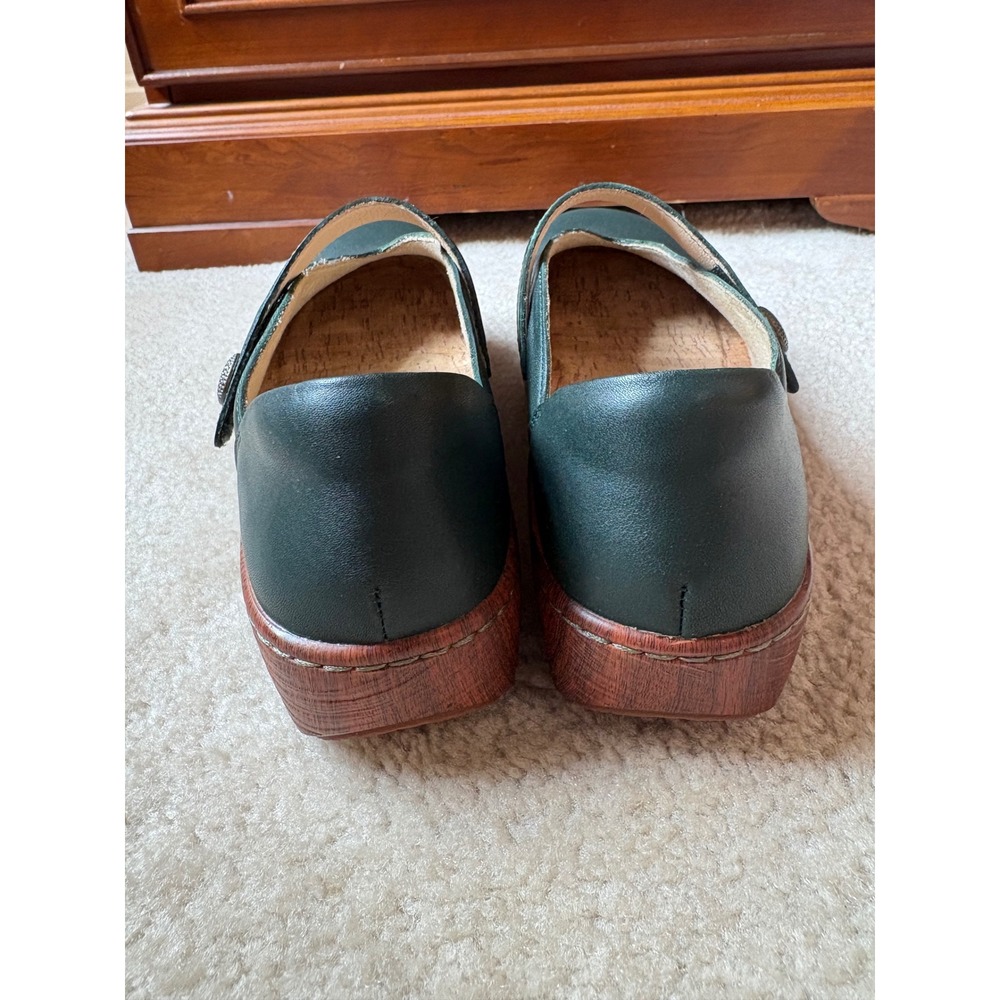 Alegria Opheliah Tree Hugs Green Leather Mary Jane Clogs OPH-6327 Womens 8-8.5 - Picture 8 of 11